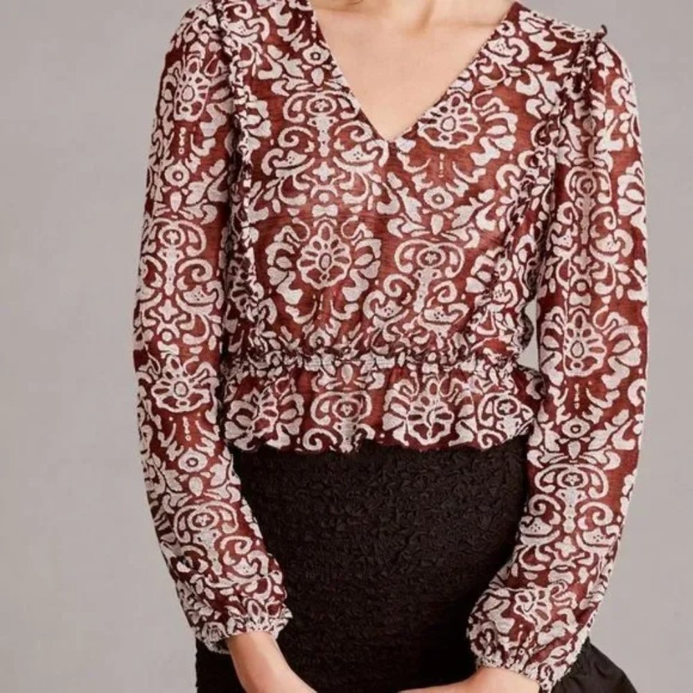 Anthropologie Floral print top (NEW)